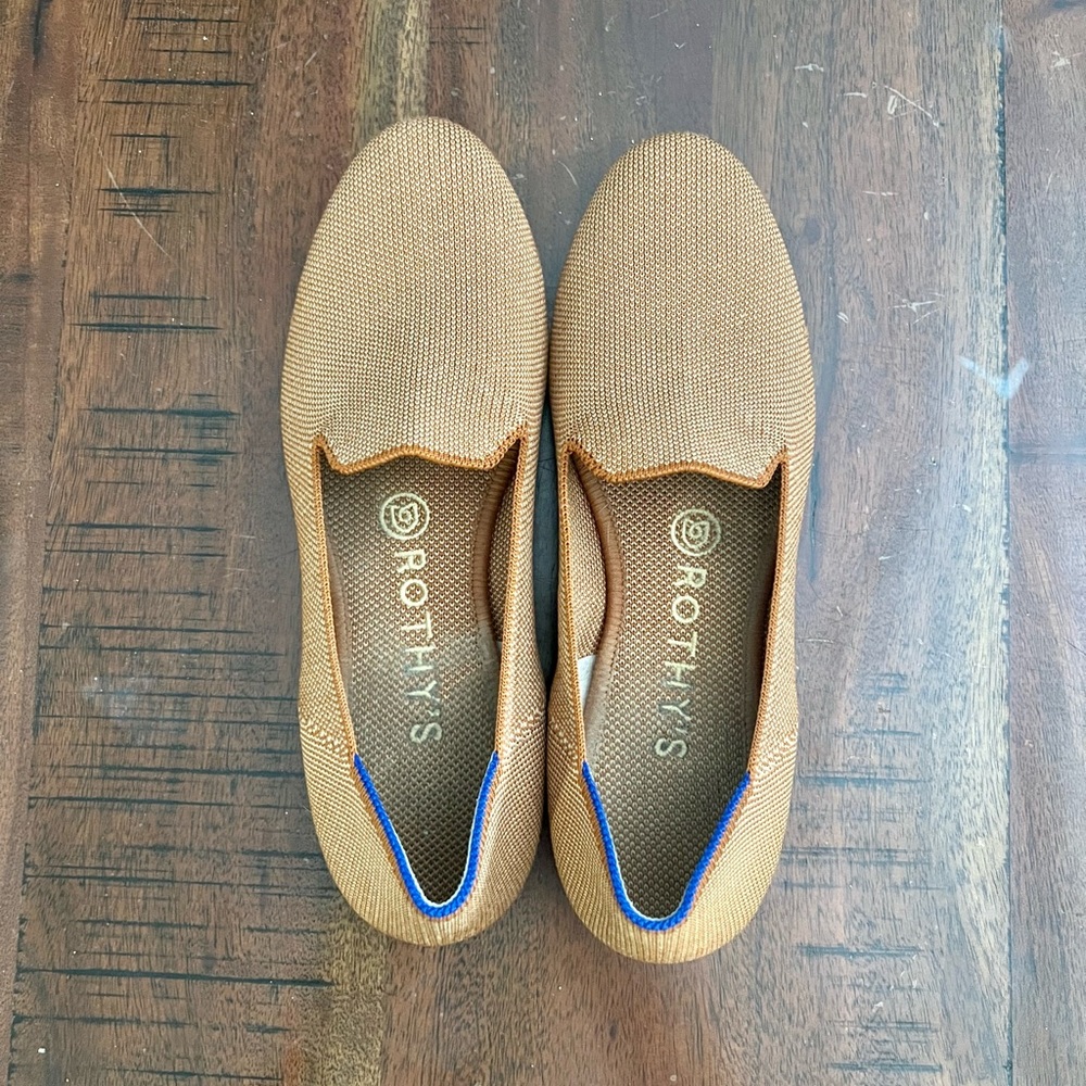 Rothy’s Ecru Tan Loafter